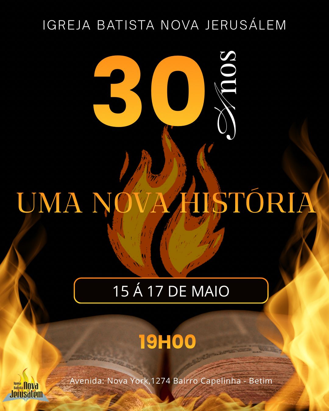 Foto dos membros da igreja